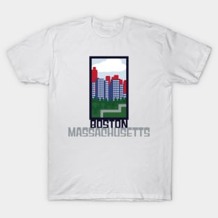 Boston Skyline T-Shirt T-Shirt